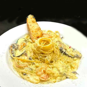 Seafood Cream Pasta