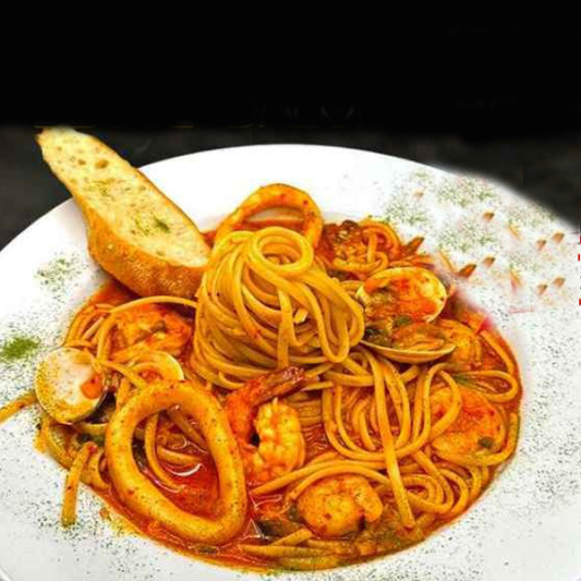 Spicy Seafood Pasta
