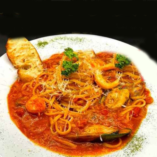 Seafood Tomato Pasta