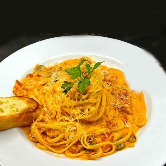 Kimchi Bacon Pasta