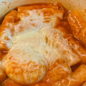 Cheese Tteokbokki Cupbap