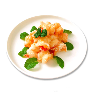 Peach Yum Yum Prawns