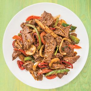 Stir-Fried Szechuan Sliced Beef
