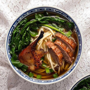 BBQ Duck Noodle Soup