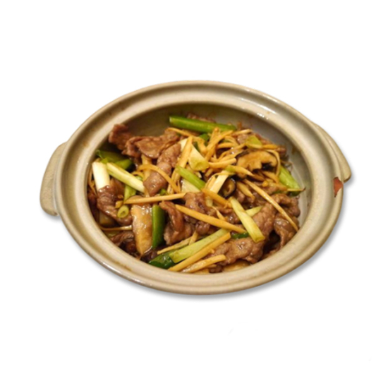 Beef with Ginger & Green Onion
