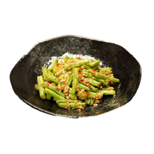 String Beans with Golden Egg Yolk