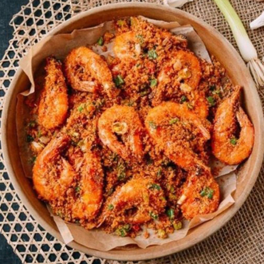 Salt, Pepper & Black Bean Prawns