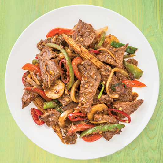 Stir-Fried Szechuan Sliced Beef