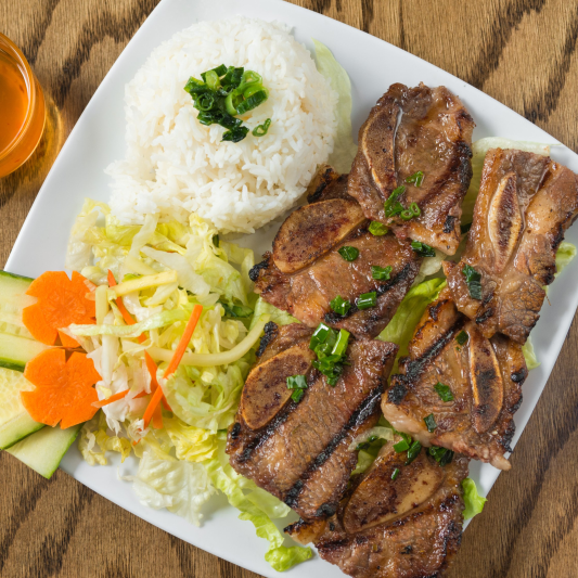 C4. Korean Short Rib Rice Plate
