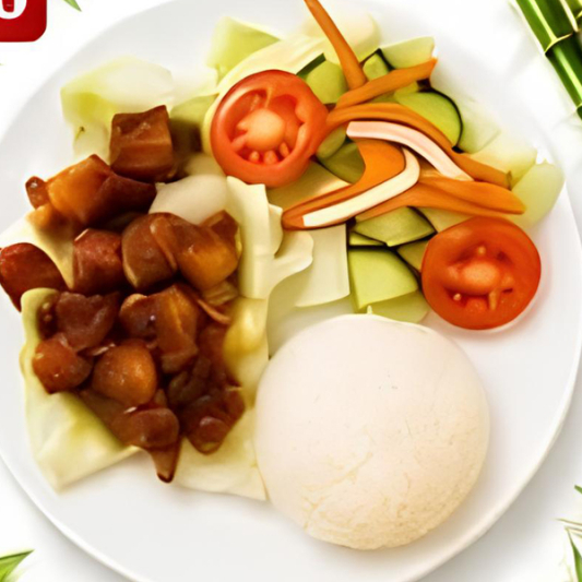 C6. Thịt Ba Rọi Ch&aacute;y Tỏi
