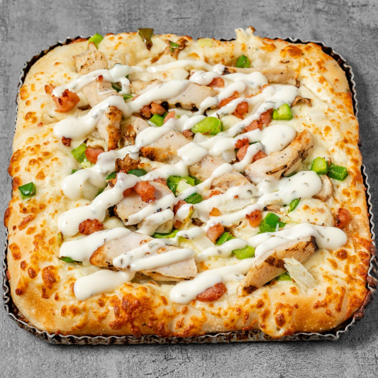 Chicken Bacon Ranch Pizza