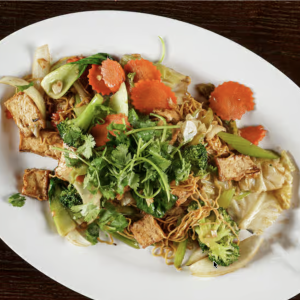 5M. Tofu Stir-Fried Noodles - Mi Xao Dau Hu