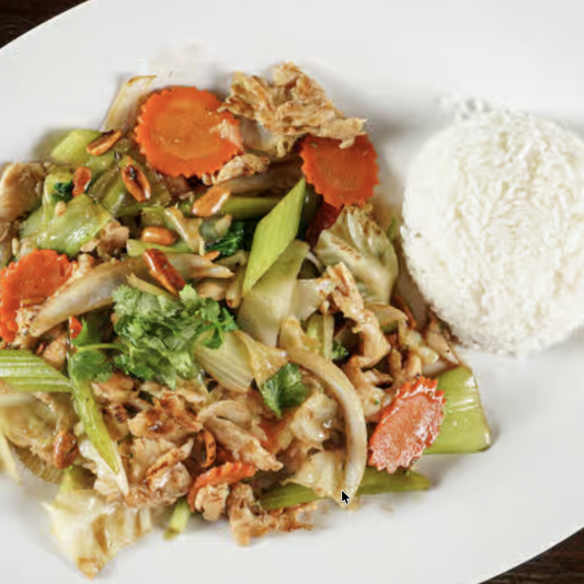 5R. Kung Pao Chicken - Com Ga Xao Kieu Kung Pao