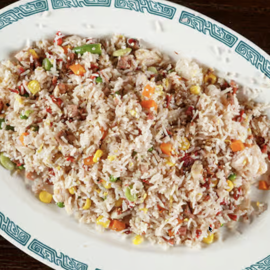 7F. Shrimp, BBQ Pork, Chicken Fried Rice - Com Chien Dac Biet