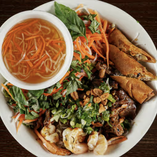 8B. Vermicelli Noodle Bowl Combo - B&uacute;n Đặc Biệt