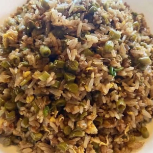Minced Pork & Pickled Beans Fried Rice 酸豆角肉沫炒饭 
