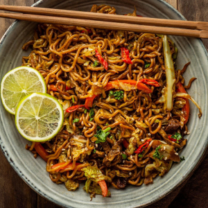 Vegetarian Hakka Noodles