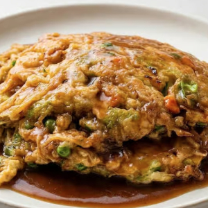 Vegetable Egg Foo Young / 素菜芙蓉蛋