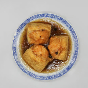 Fried Stuffed Tofu with Shrimp / 釀豆腐