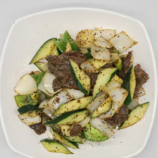Black Pepper Sauce Sliced Beef / 黑椒牛肉