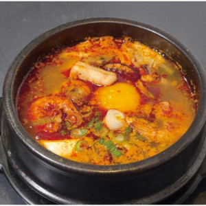 42. Spicy Soft Tofu Stew with Seafood  해물 순두부찌개