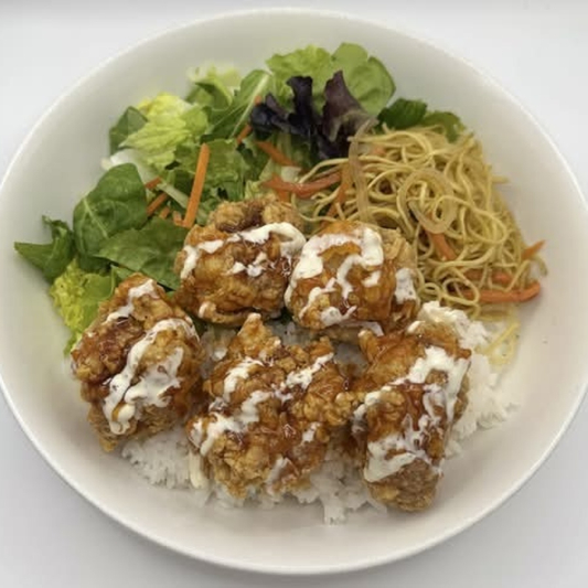 4. Chibap (Crispy Chicken) Bowl 