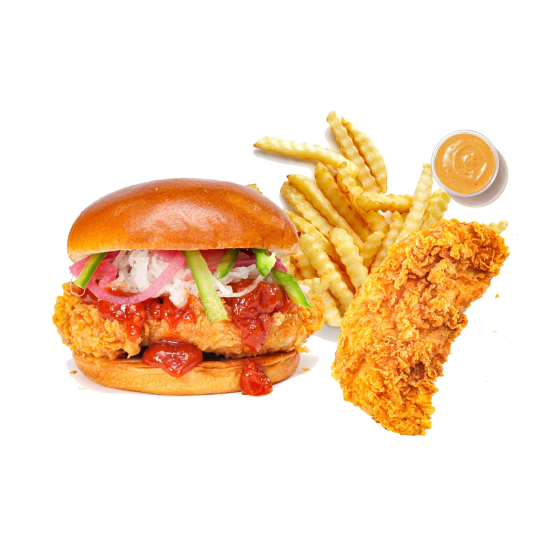 #2. One Sandwich + One Strip + Fries