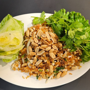 29. Nam Khao (Crispy Rice Salad)