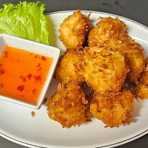 6. Fried Coconut Tofu (8 pcs) 