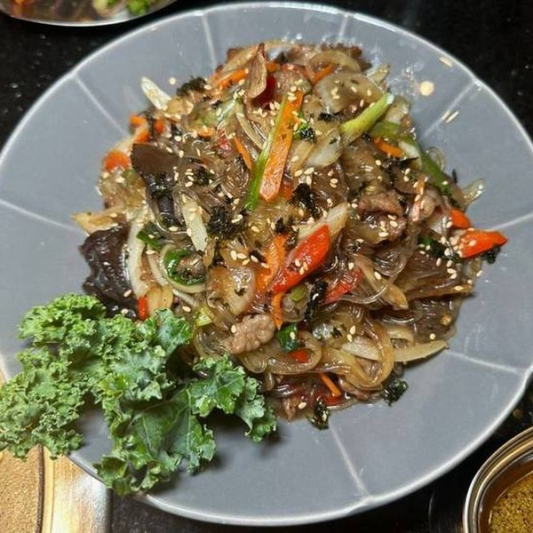 Glass Noodles Stir-Fried with Vegetables 잡채