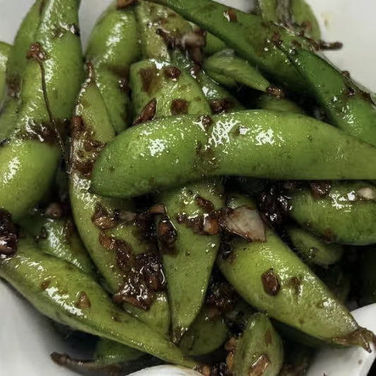Garlic Edamame