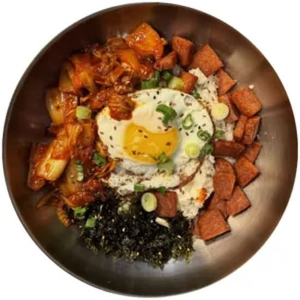 Spam, Egg & Kimchi Rice Bowl