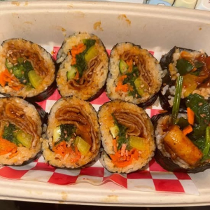 Spicy Fish Cake Kimbap