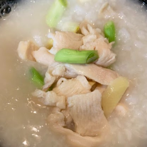 159. Chinese Mushroom & Chicken Congee 北菇雞粥