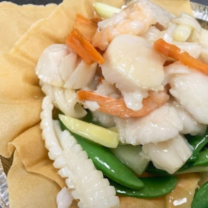 97. Seafood with Crispy Nest 海鮮鳥巢