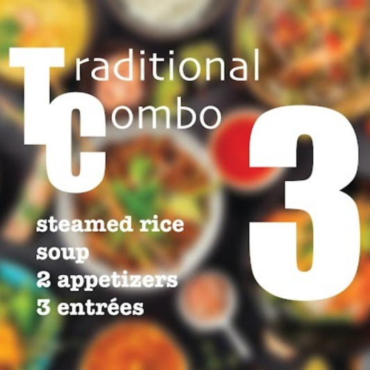 152. Traditional Combo for 3 三人和餐
