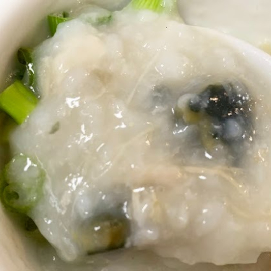 156. Pork & Preserved Egg Congee 皮蛋瘦肉粥