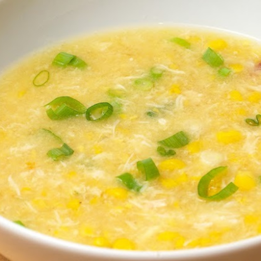34. Chicken & Sweet Corn Soup 雞茸粟米羹
