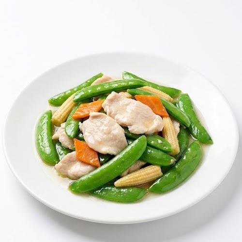 70. Chicken with Snow Peas 雞肉炒荷蘭豆