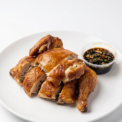 BS4. Crispy Chicken with Garlic Soy Sauce (Half) 蒜香雞 (半只)
