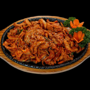 Spicy Pork on Hot Plate