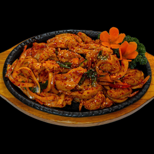 Spicy Chicken on Hot Plate