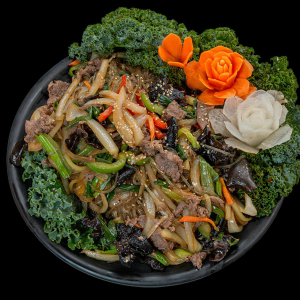 Japchae Platter
