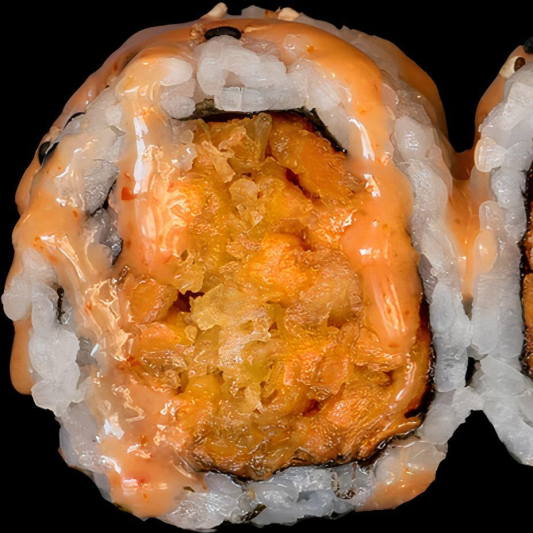 Crispy Yam Roll with Spicy Sauce (6 pcs)