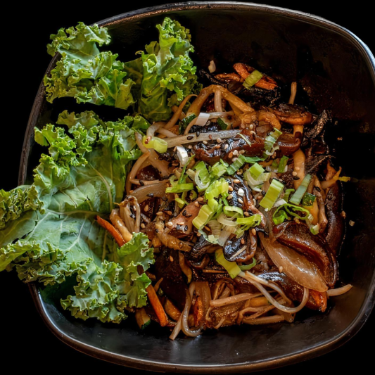 Pan-Fried Mixed Mushrooms
