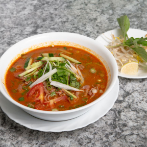N14. Satay Peanut Rare Beef Noodle Soup