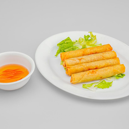 A1. Deep-Fried Pork Spring Roll (4 pcs)