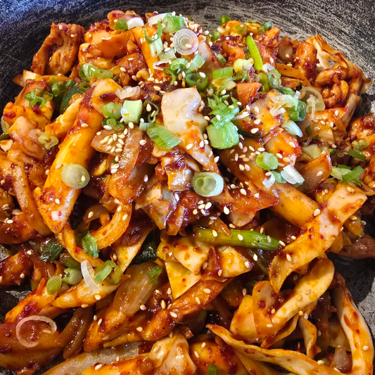 Ojingeo Bokkeum with Rice