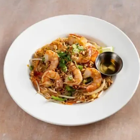 I18. Pad tha&iuml; aux crevettes