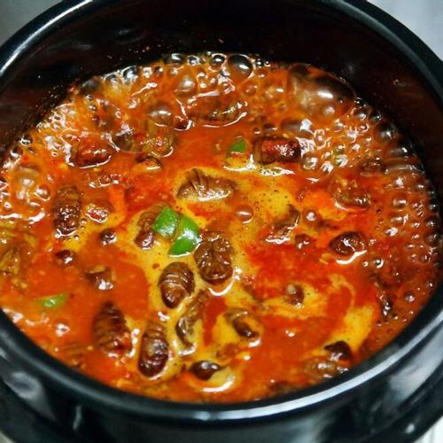 Silkworm Pupa Soup 번데기탕